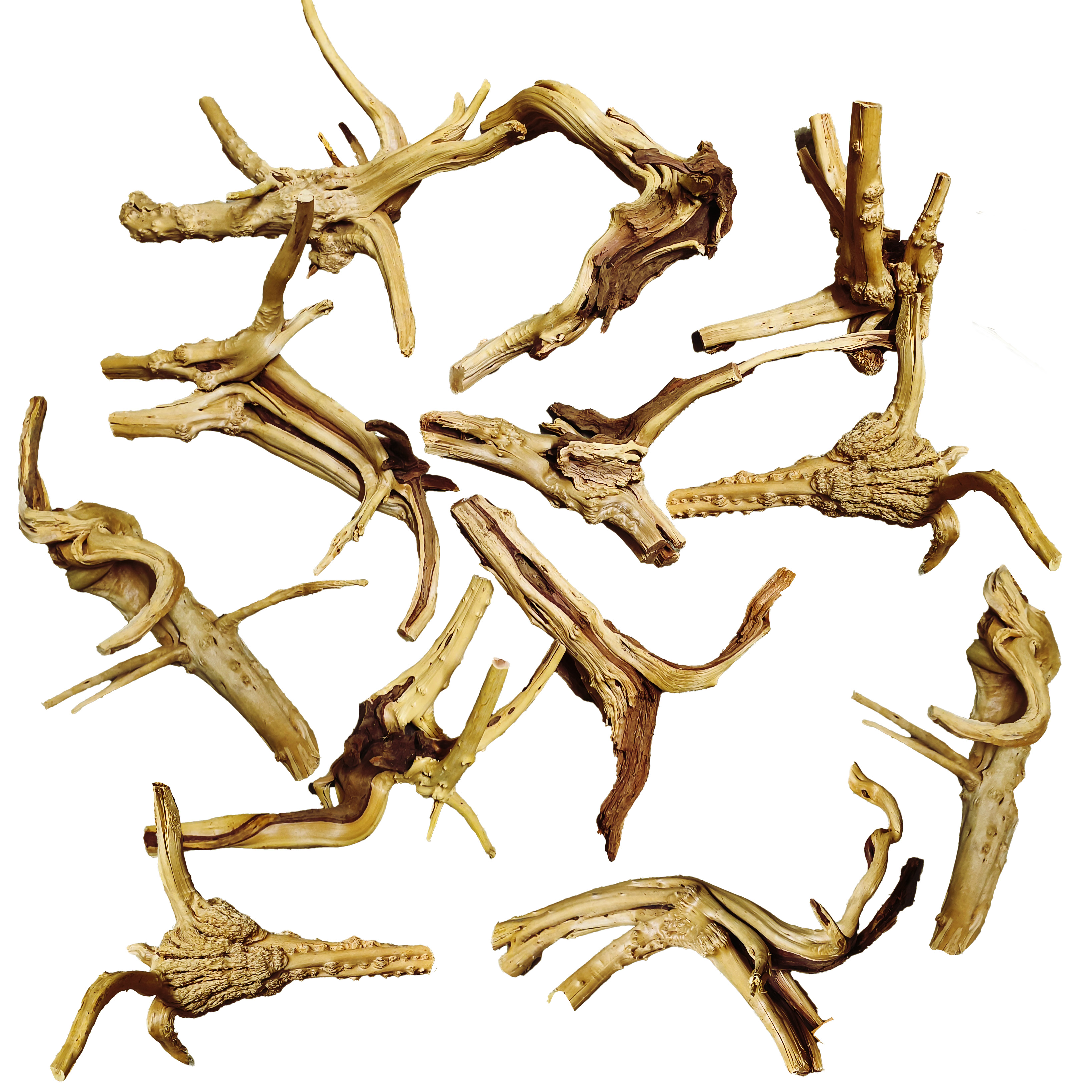 Korzeń Red Moor Wood Naturalna Ozdoba Dekoracja do Akwarium L 25-40cm